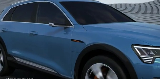 Audi e-tron - Gương ngoại thất ảo