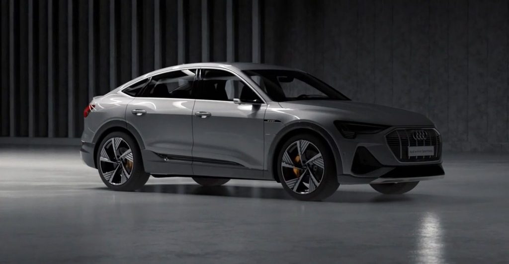 Audi e-tron Sportback - Chức năng LED ma trận kỹ thuật số