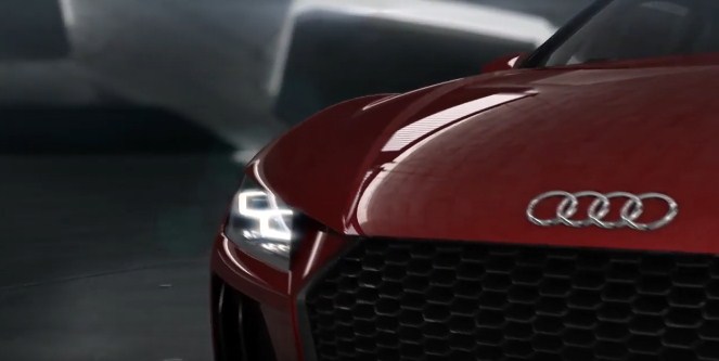 Đèn laser trong Showcar: Khái niệm đèn laser Audi Sport quattro