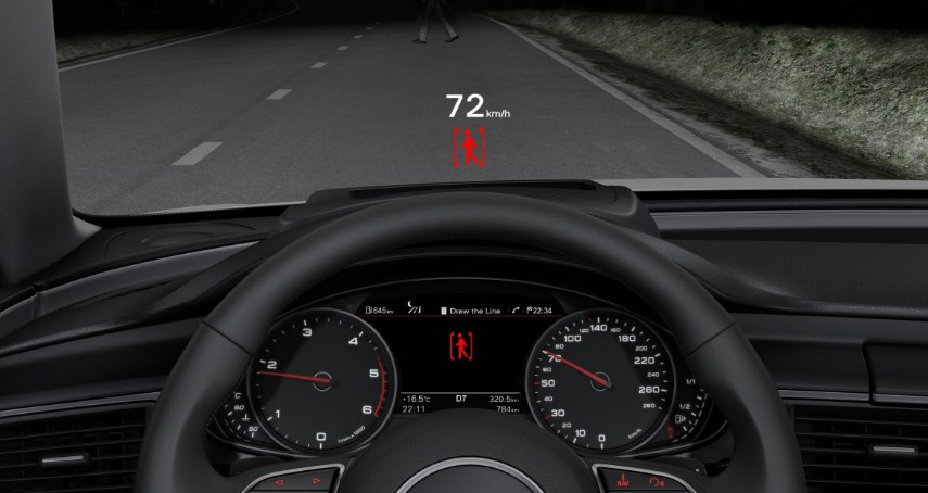 Màn hình hiển thị Head-up trên xe Audi