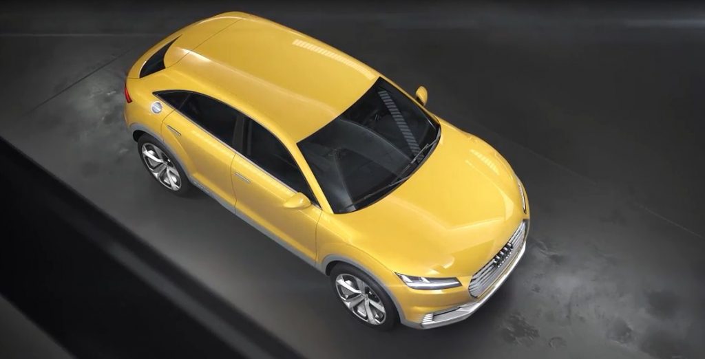 Sạc cảm ứng trong mẫu xe Audi TT offroad concept